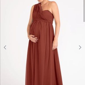 Jenny Yoo Cerise Convertible Dress